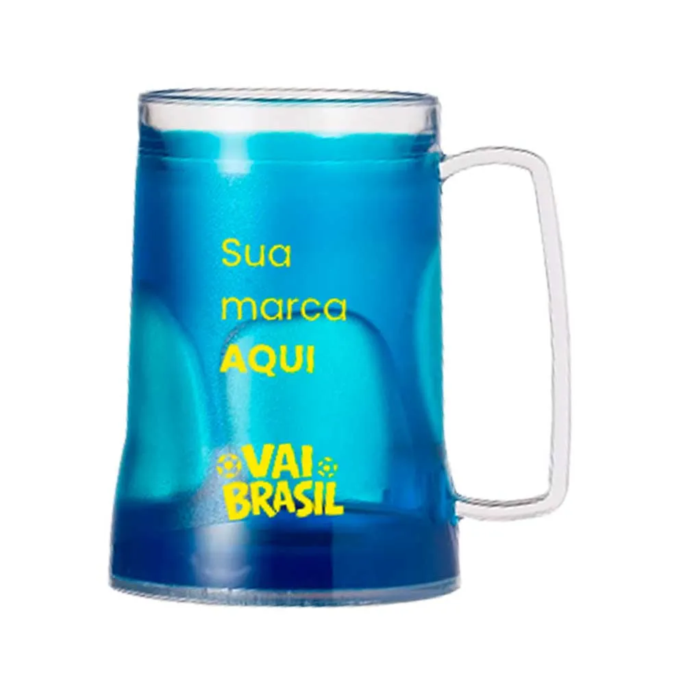 Caneca Gel 400ml Brasil em Movimento – Copa 2026