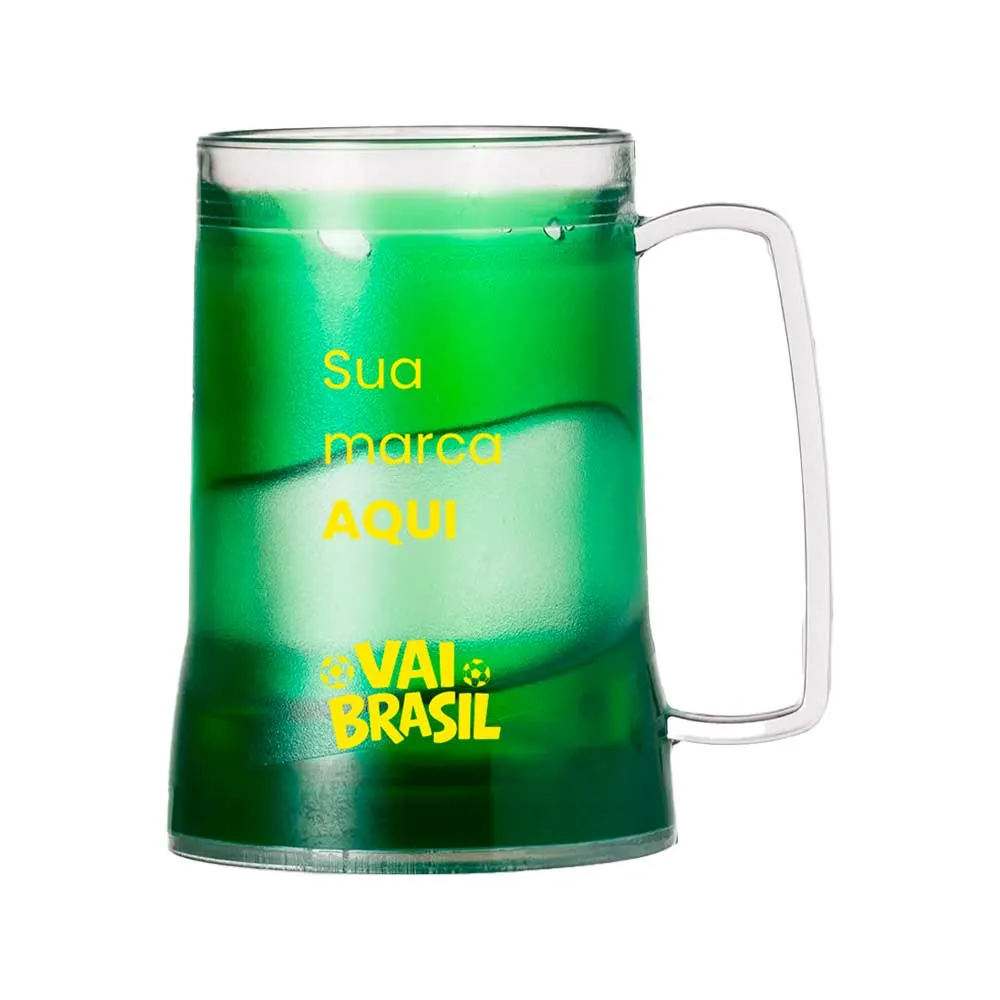 Caneca Gel 400ml Brasil em Movimento – Copa 2026