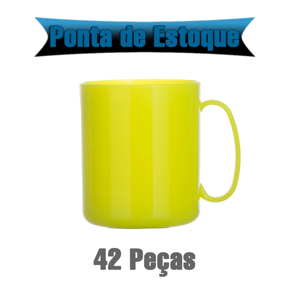 #Caneca Plástica 350ml