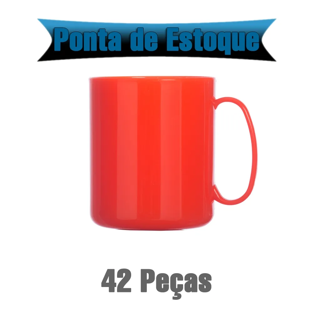 #Caneca Plástica 350ml
