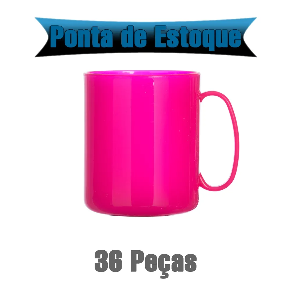 #Caneca Plástica 350ml