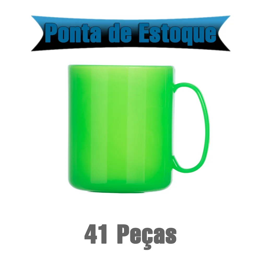 #Caneca Plástica 350ml
