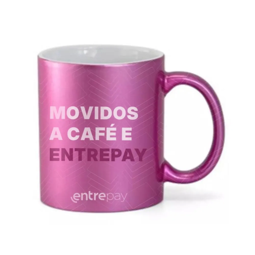 Caneca Porcelana Metalizada -CNCPM