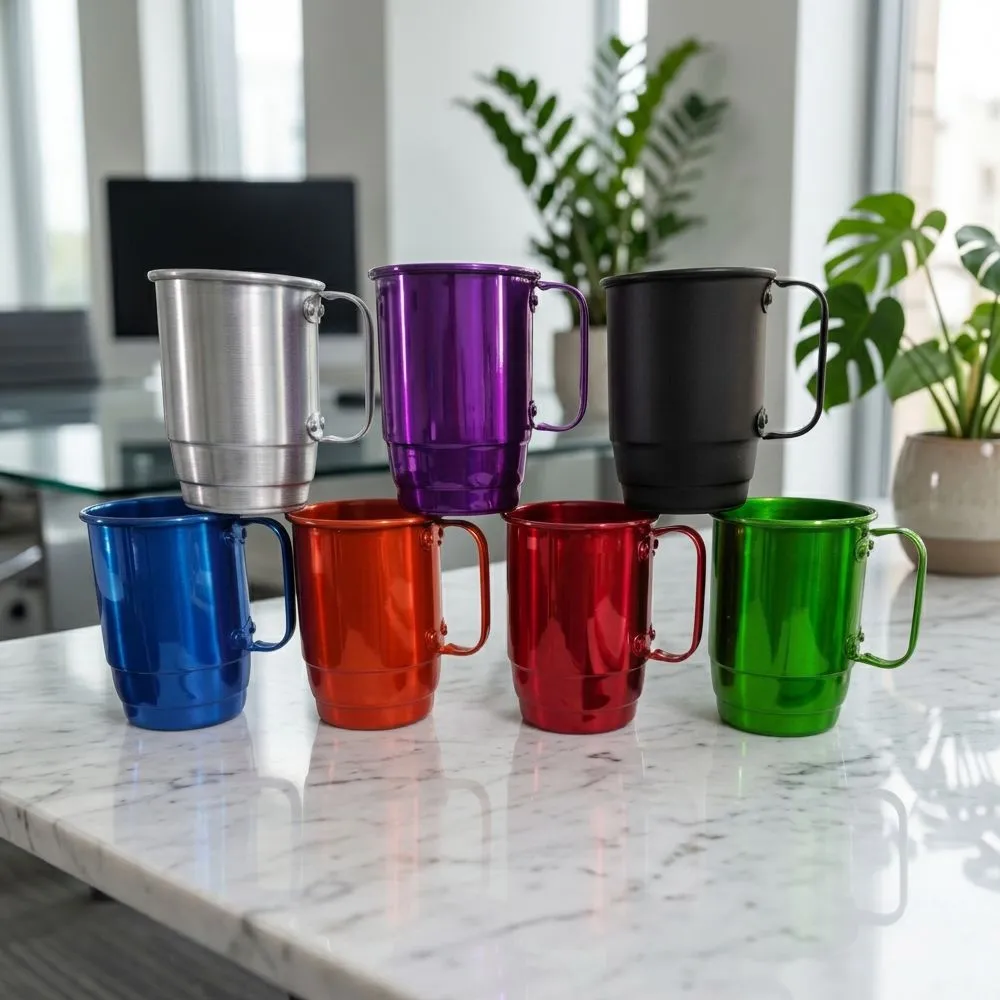 Caneca de Alumínio 500ml com Tirante