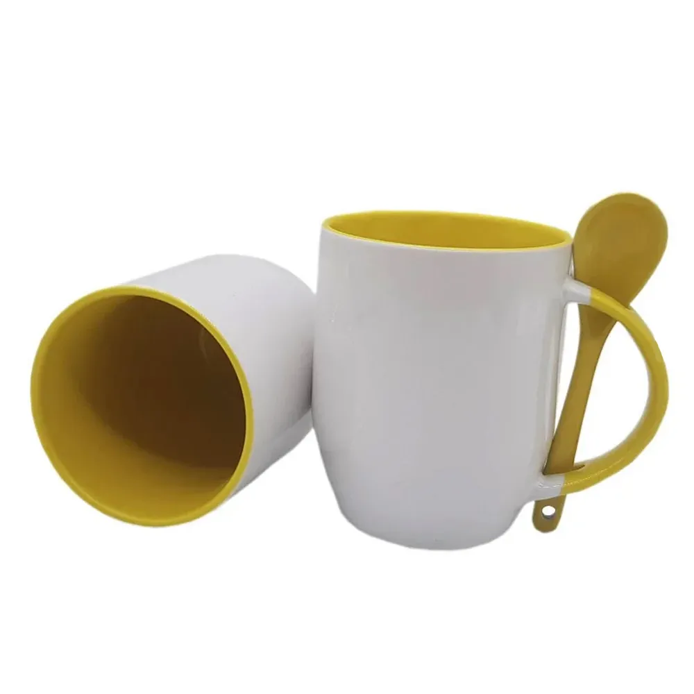 Caneca com colher 325 ml