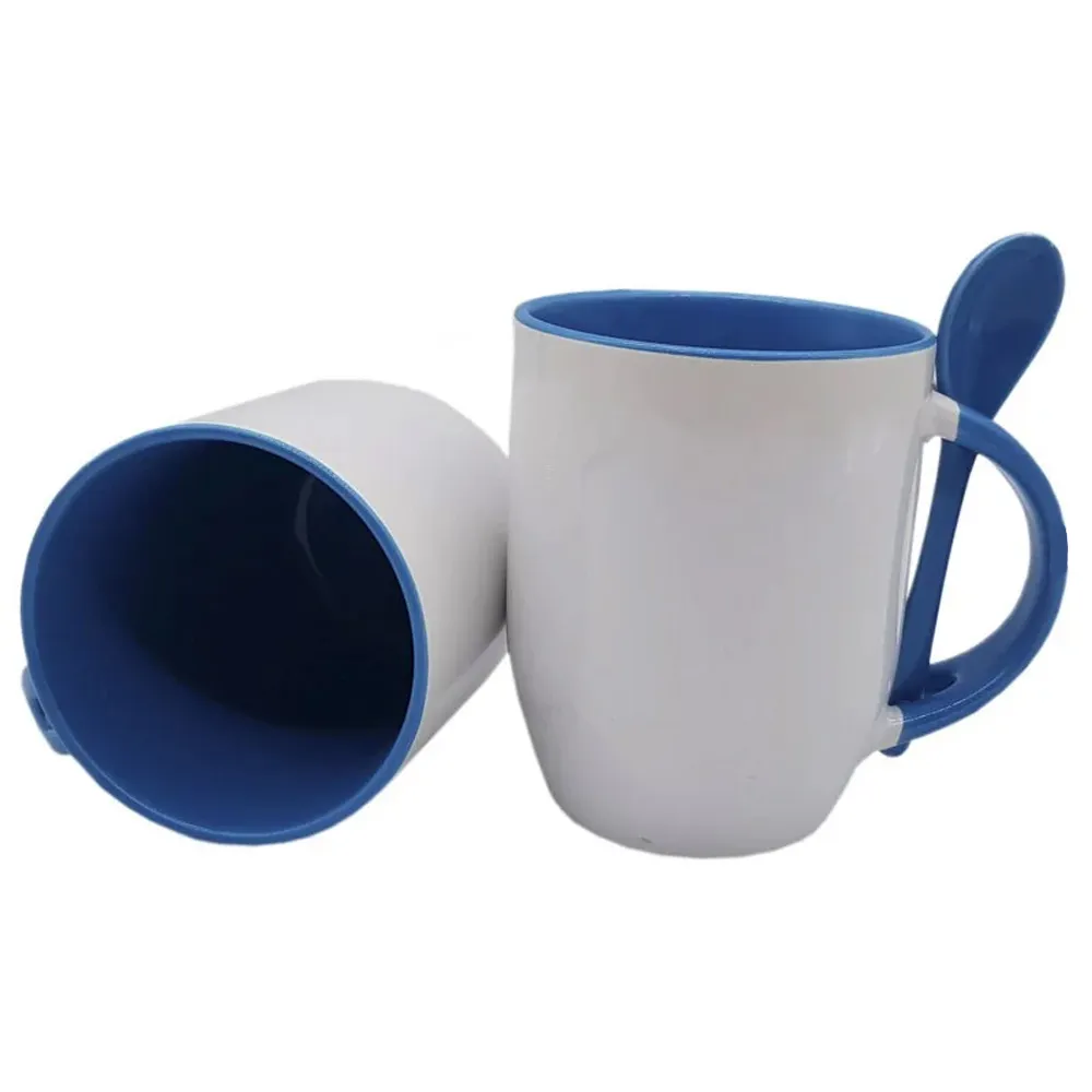 Caneca com colher 325 ml