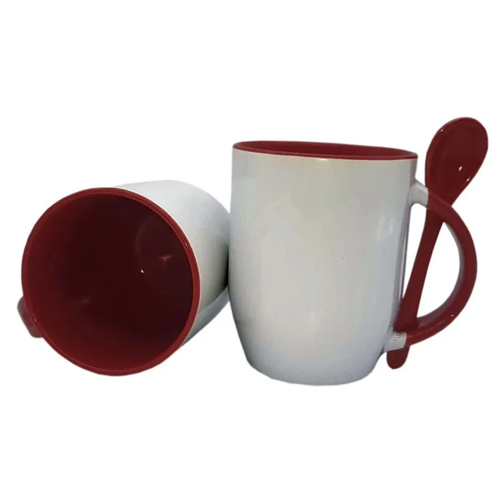 Caneca com colher 325 ml