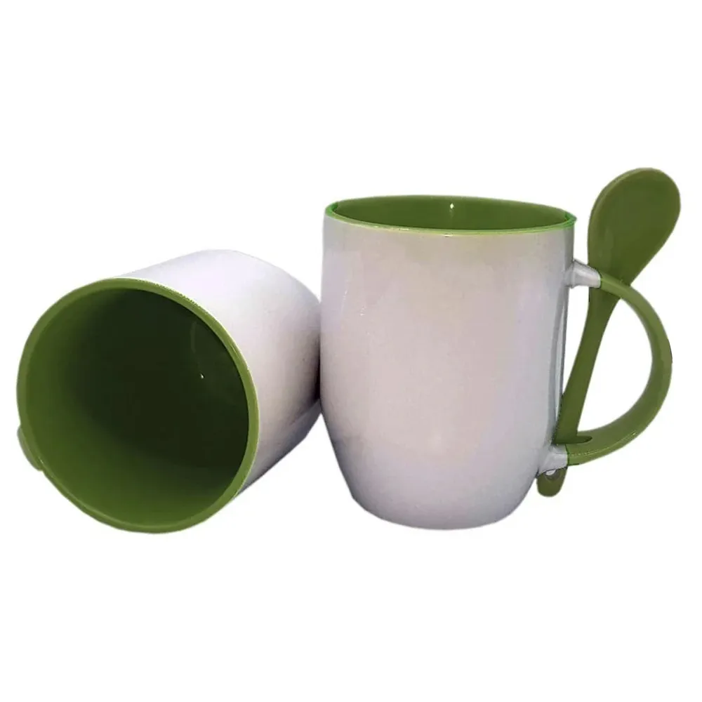 Caneca com colher 325 ml