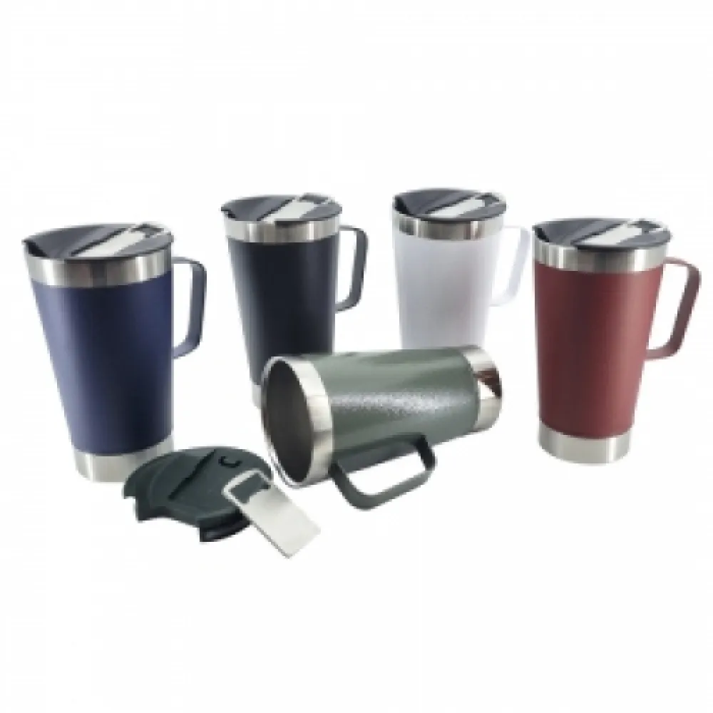 Caneca Térmica Inox com Abridor 500ml