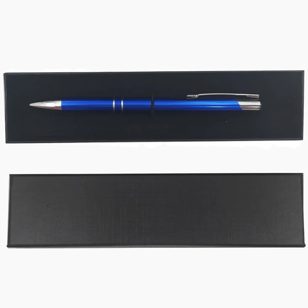 Caneta Esferográfica De Alumínio + Caixa de Embalagem.