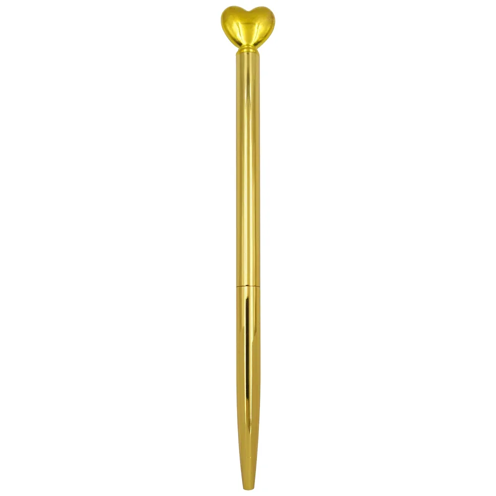 Caneta Esferográfica De Metal Coração