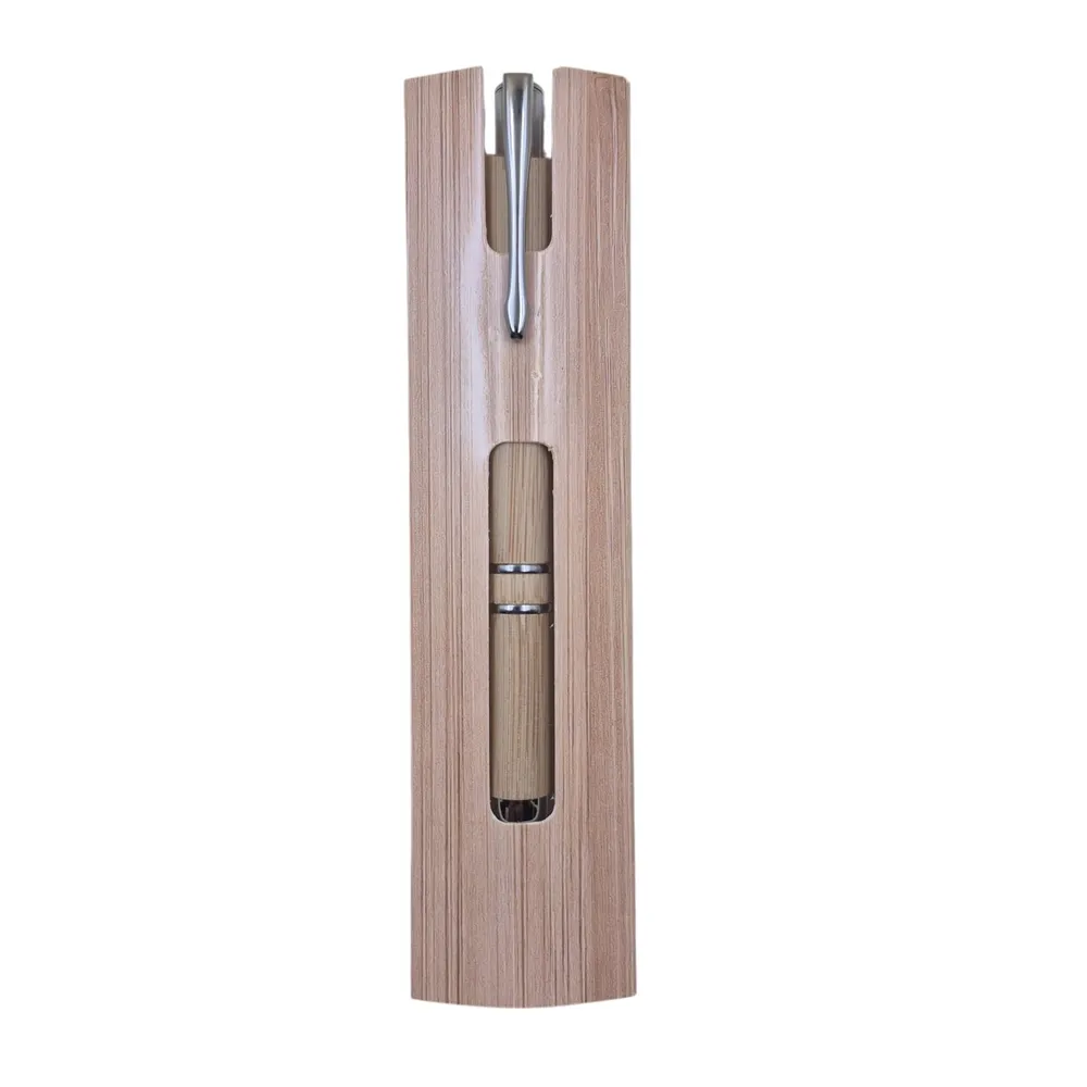 Caneta Esferográfica em bambu-9028B