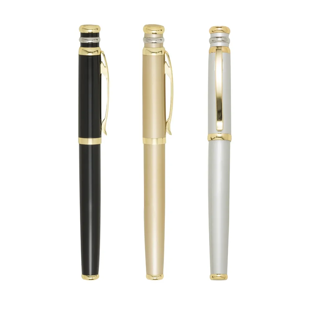 #Caneta Metal Roller com Veludo