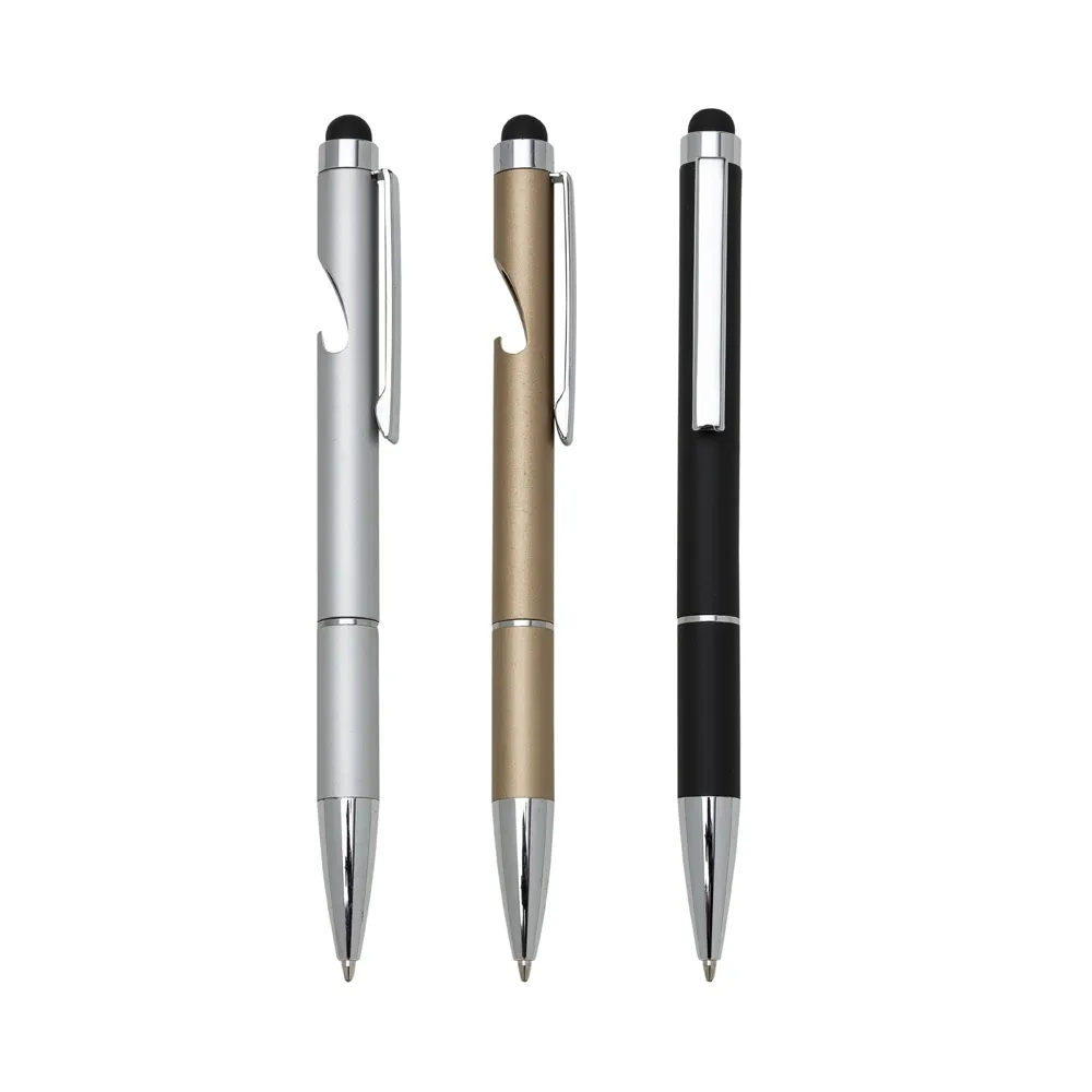 #Caneta Metal com Abridor