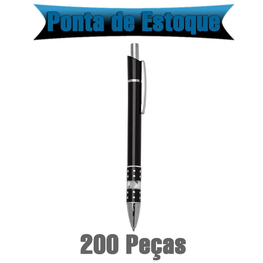 #Caneta Plástica-12413-PRE