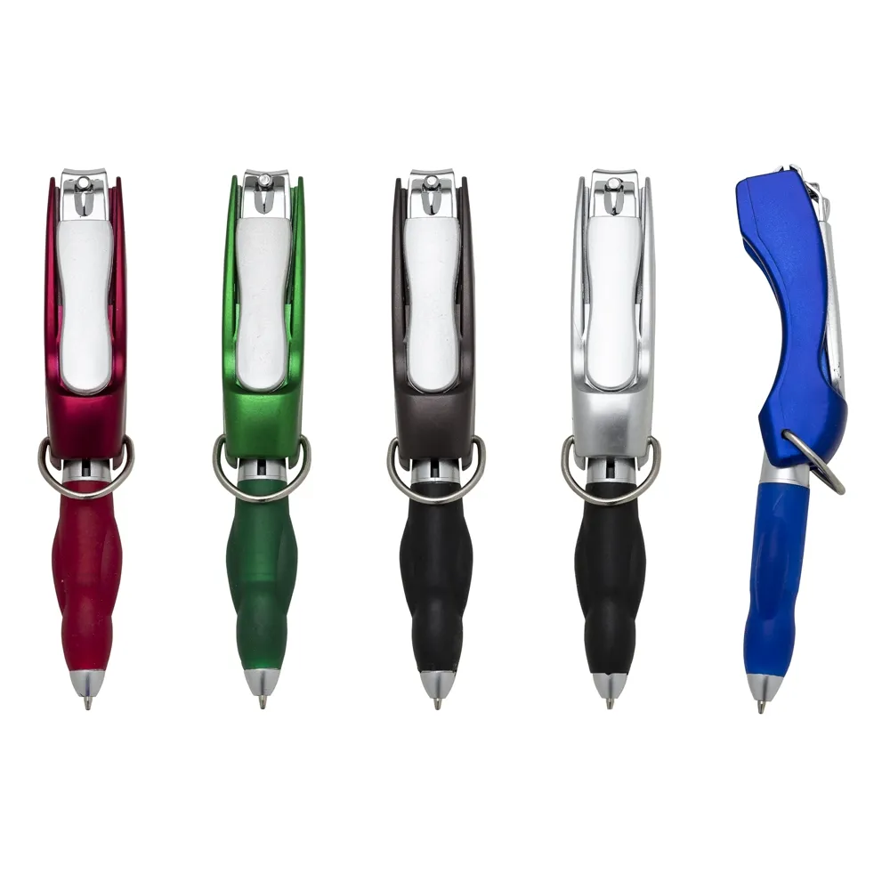 #Caneta Plástica com Cortador