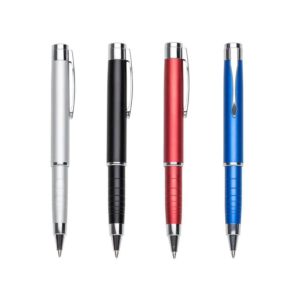 #Caneta Semimetal Retrátil