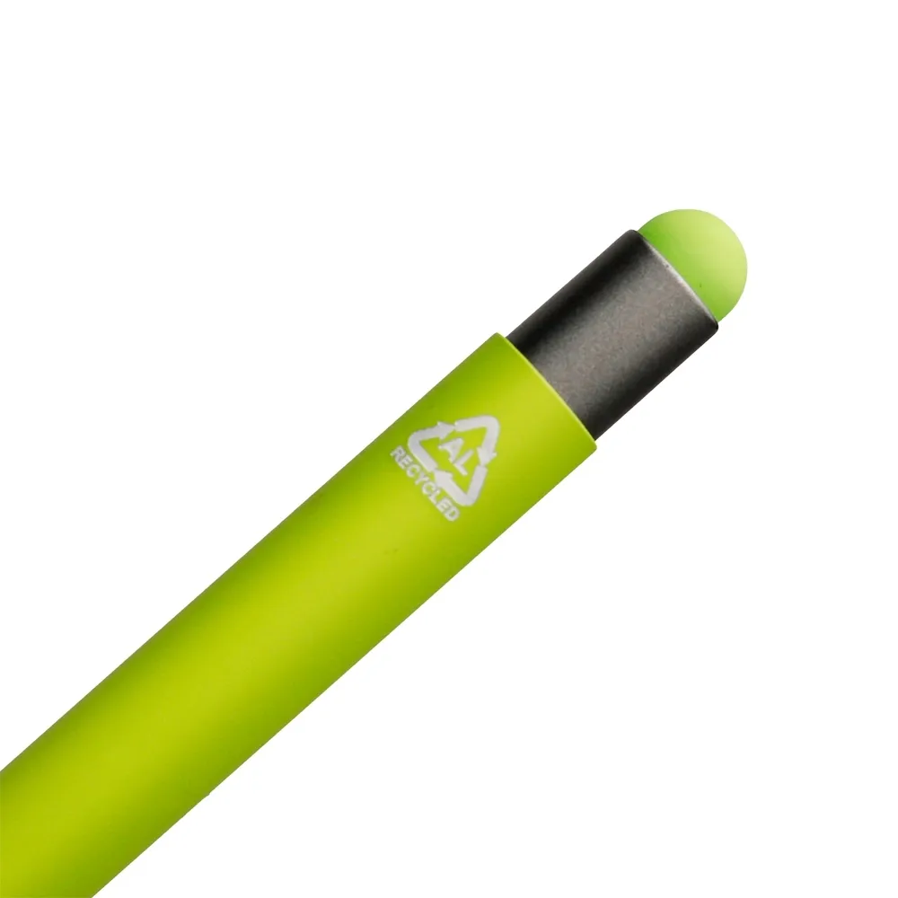 Caneta Touch Screen Alumínio e Bambu