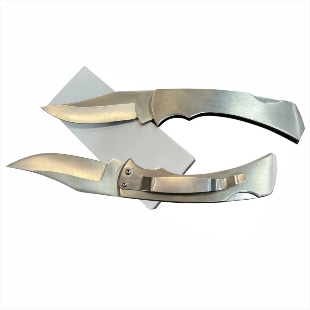 Canivete INOX com presilha de bolso-TOP-CA579