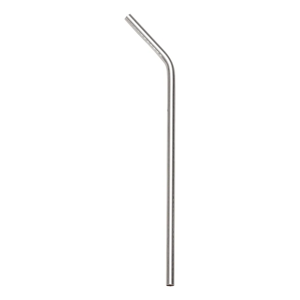 #Canudo Curvado 200mm Inox-14147