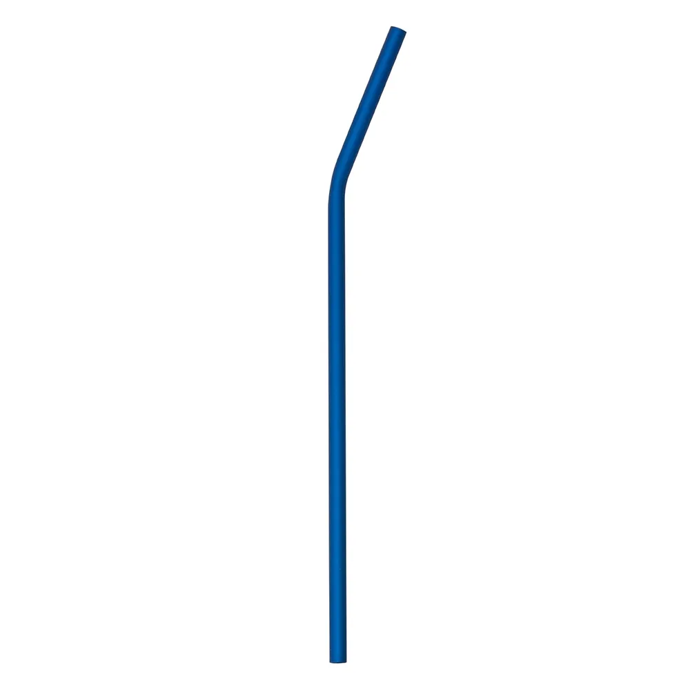 #Canudo Curvado 218mm Alumínio