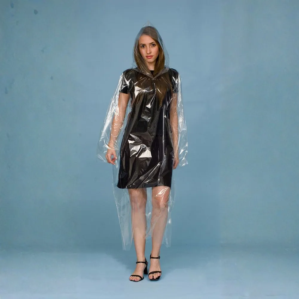 Capa de chuva PVC trasnparente -CPCT01