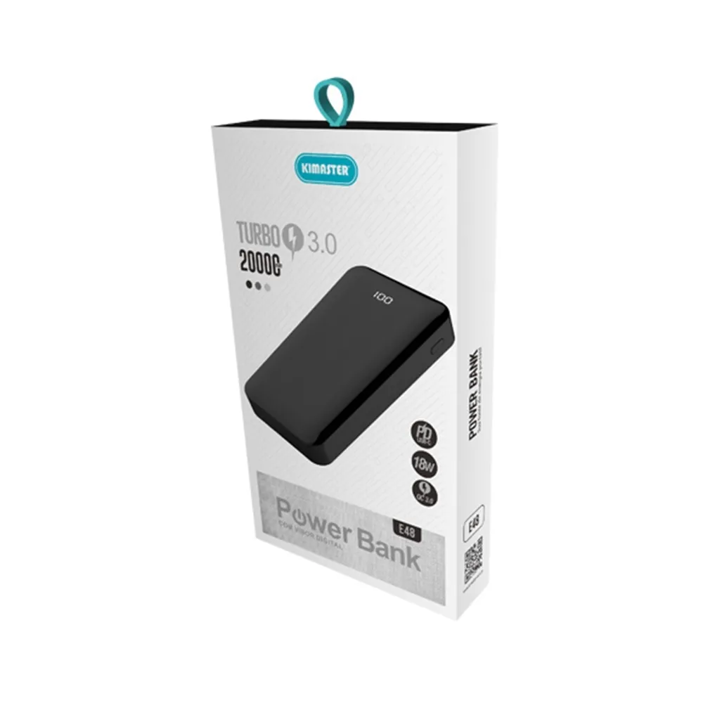 Carregador  Portátil turbo com entrada type