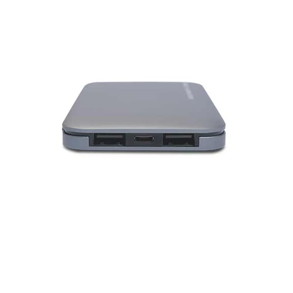 Carregador Portátil universal slim metal 8000mAh