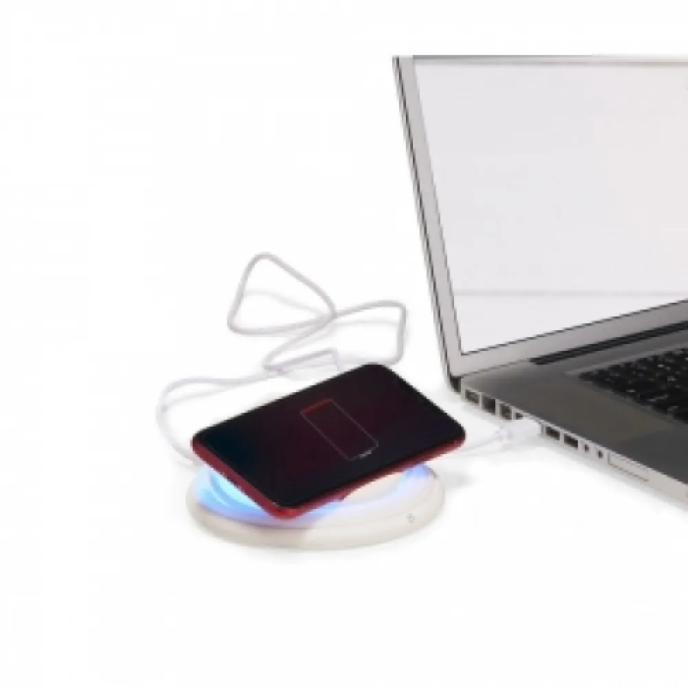 #Carregador Retrátil Indução com Luminária