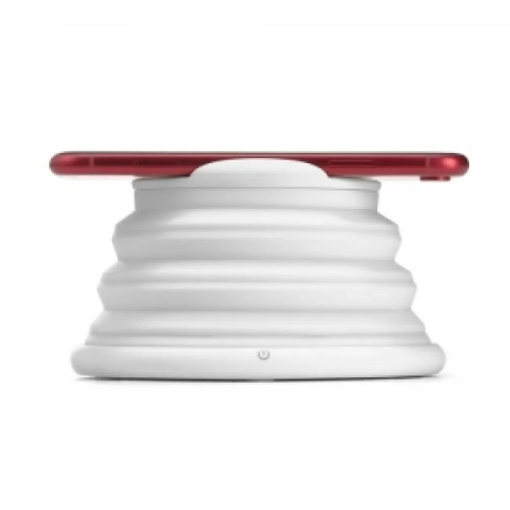 #Carregador Retrátil Indução com Luminária