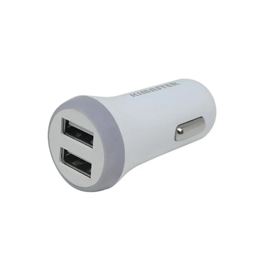 Carregador veicular universal com 2 usb premium