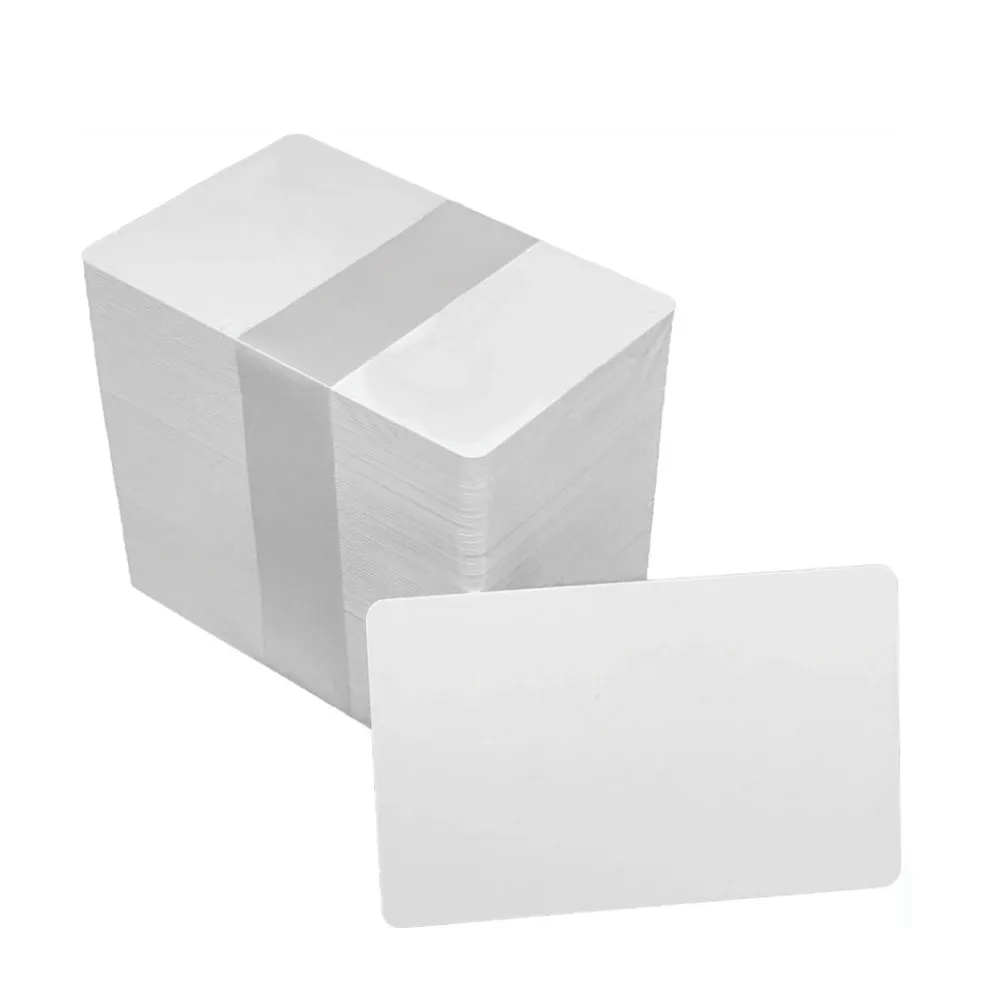 Cartão PVC Branco 0,76mm 8,6cm x 5,5cm-CR80