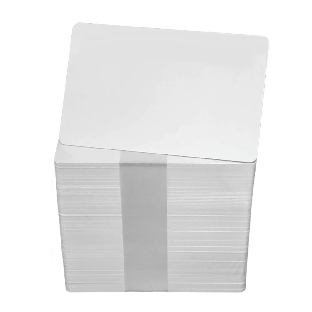 Cartão PVC Branco 0,76mm 8,6cm x 5,5cm
