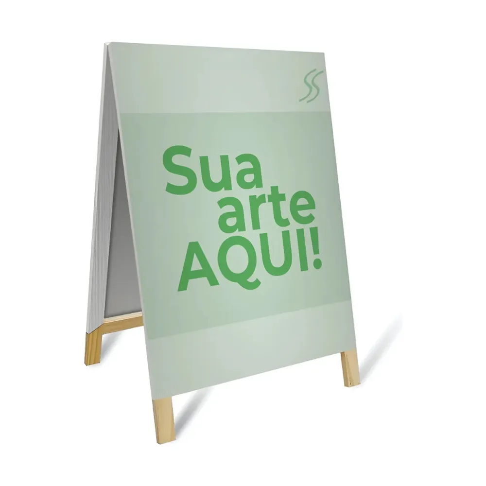 Cavalete Placa Propaganda Impressão Personalizado-CAV01