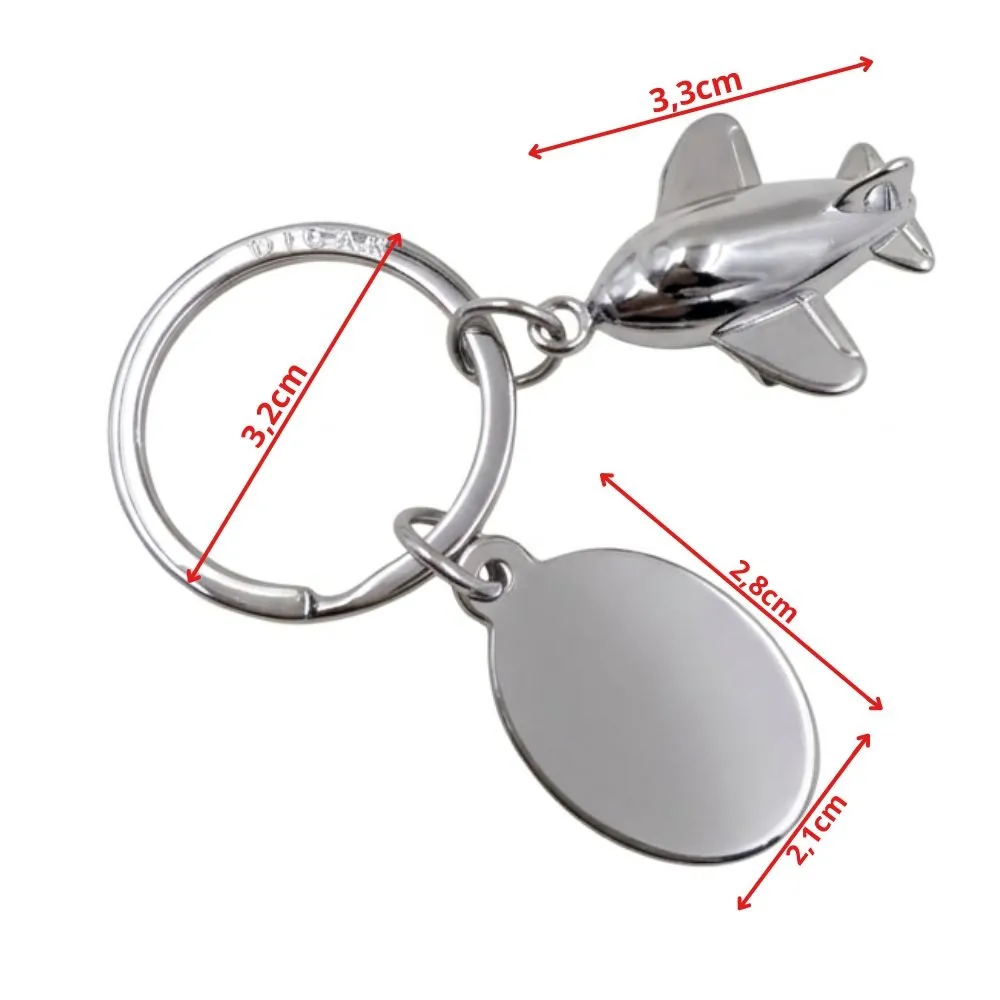 Chaveiro Avião Em Metal-D009912