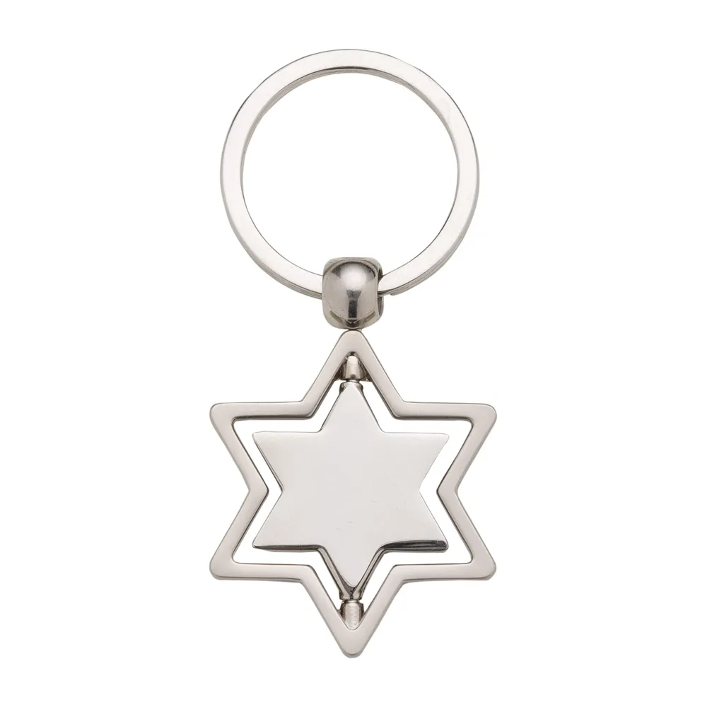 #Chaveiro Estrela Giratório-13494