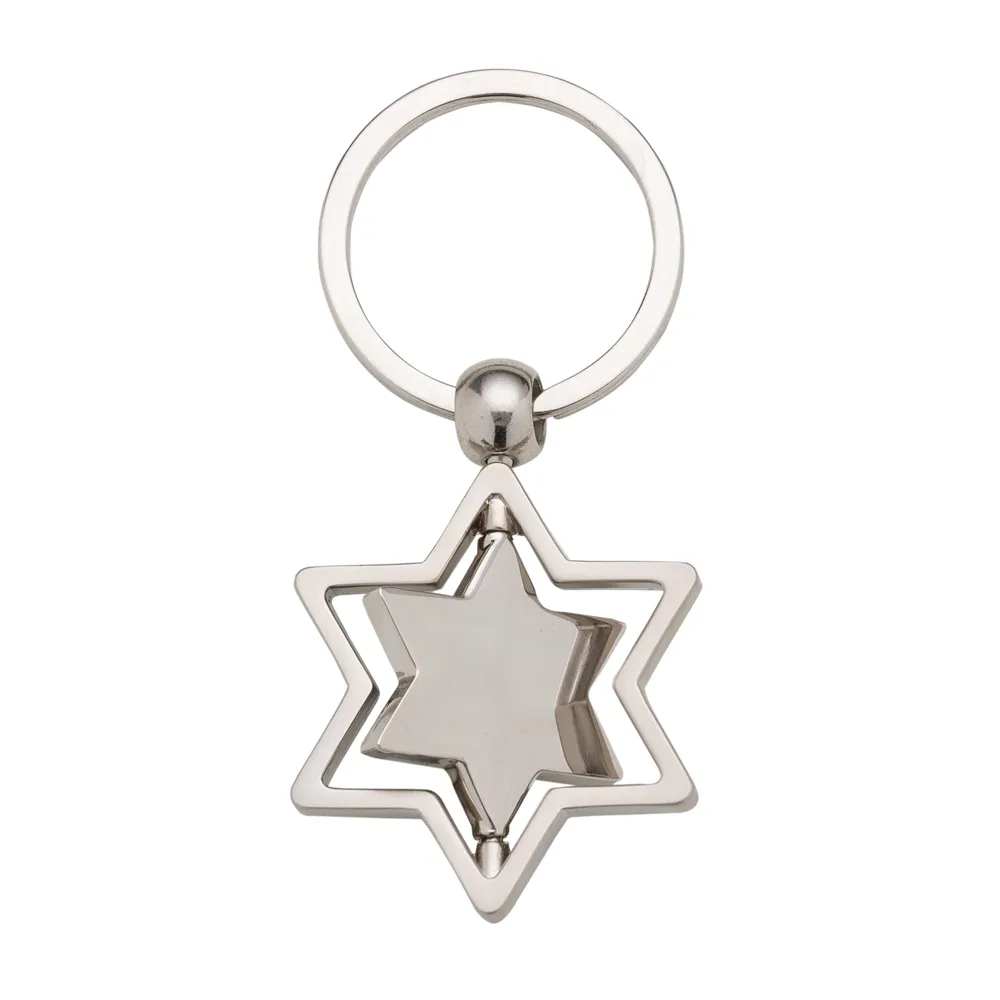 #Chaveiro Estrela Giratório