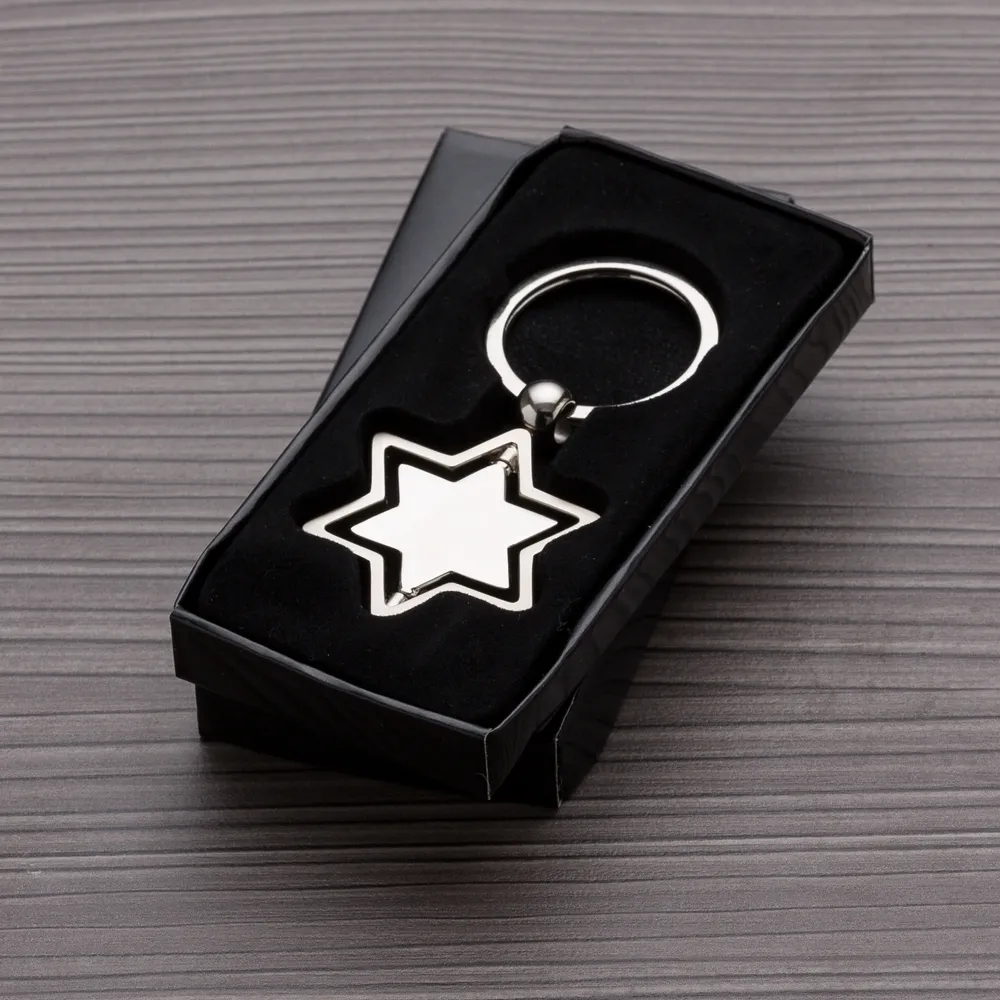 #Chaveiro Estrela Giratório