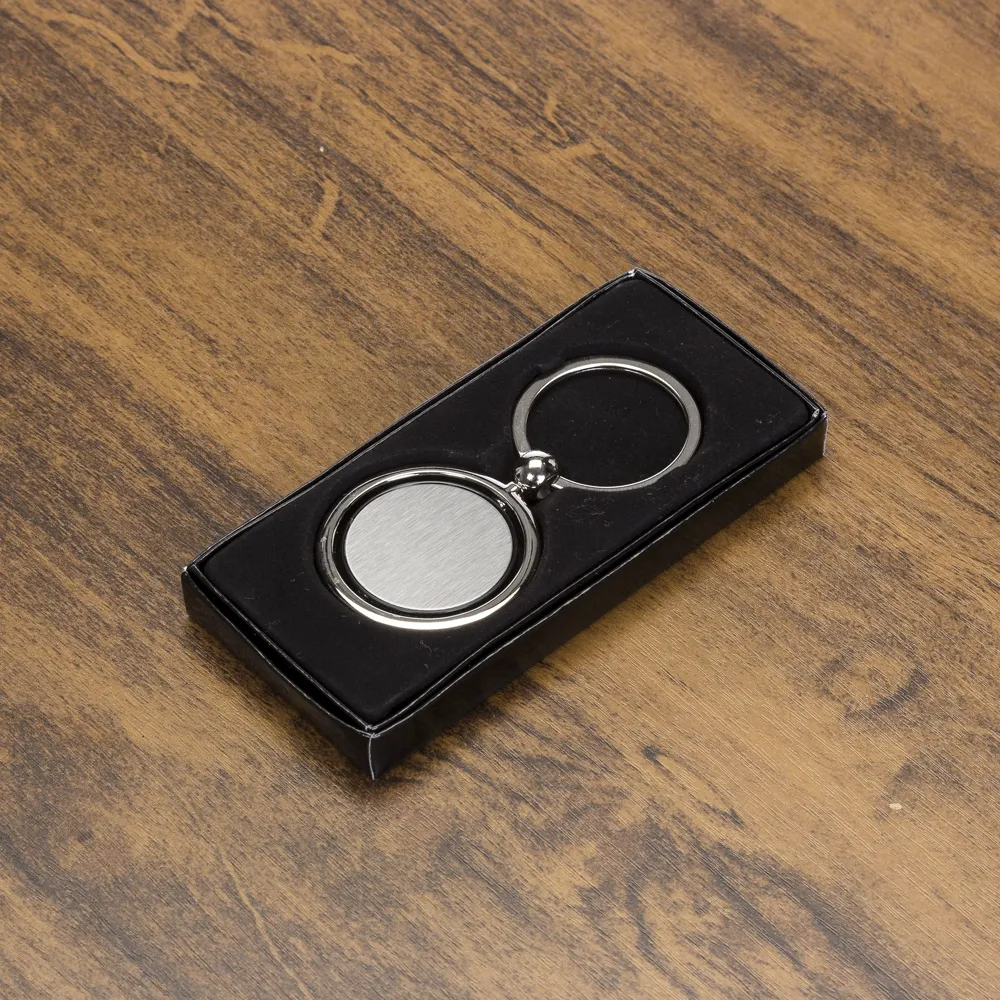 #Chaveiro Metal Giratório