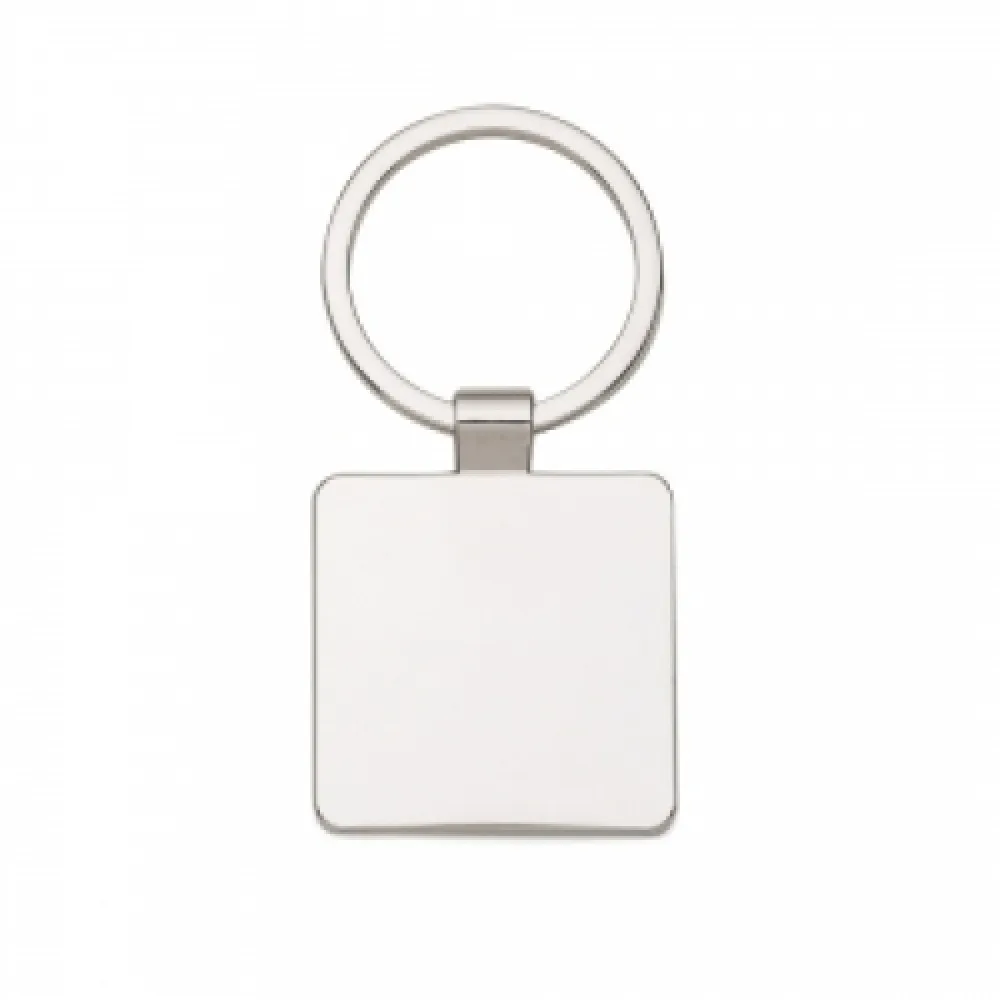 #Chaveiro Metal Quadrado