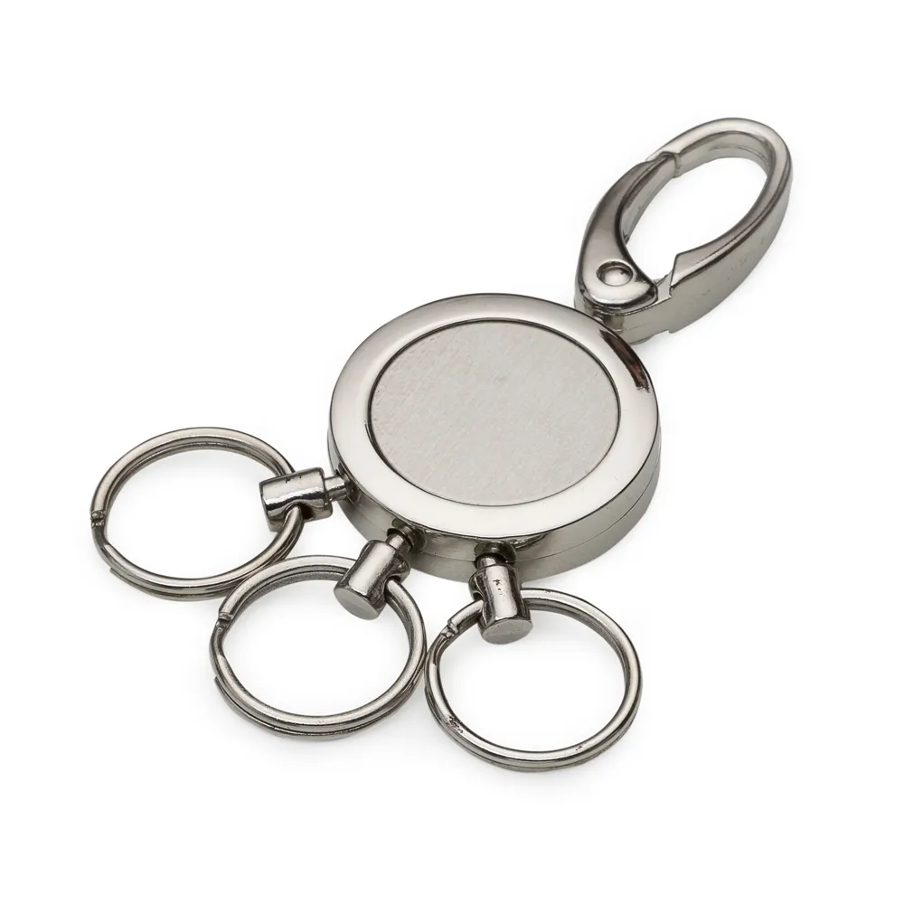#Chaveiro Metal com 3 Argolas