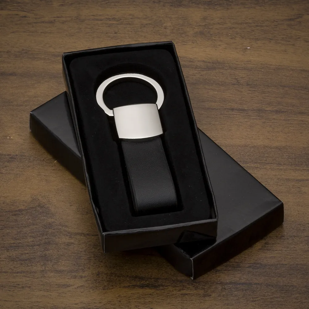 #Chaveiro Metal com Couro