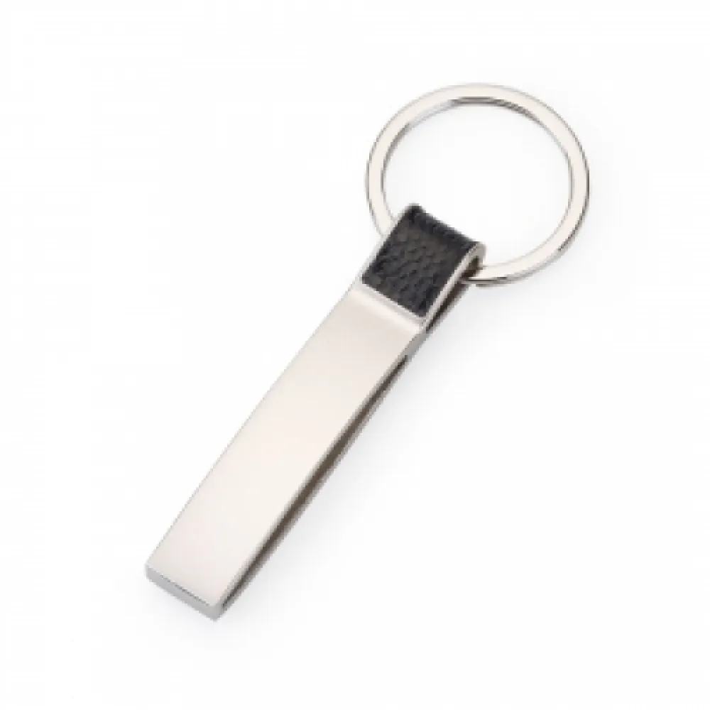 #Chaveiro Metal com Couro