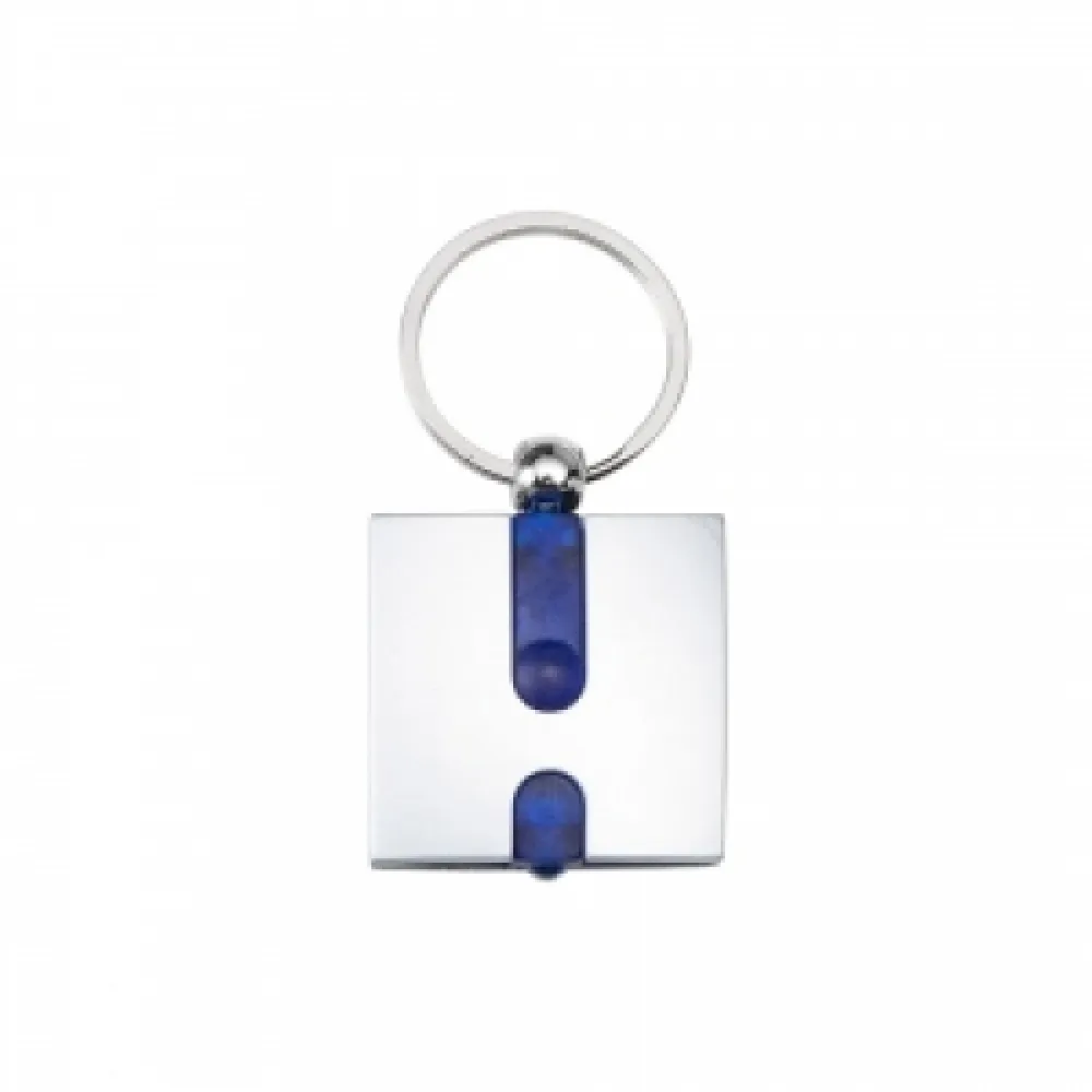 #Chaveiro Plástico com Lanterna-07557-AZU