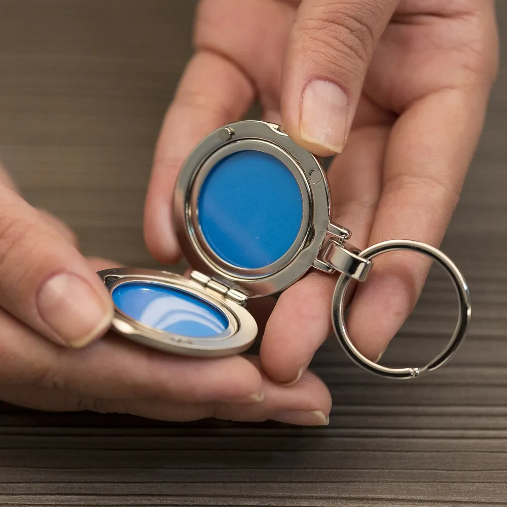 #Chaveiro Metal Porta Foto