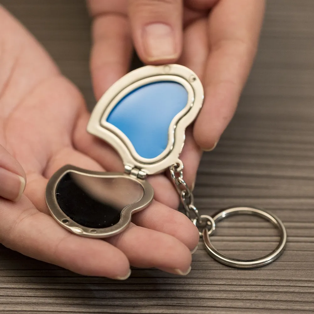 #Chaveiro Porta Foto Coração