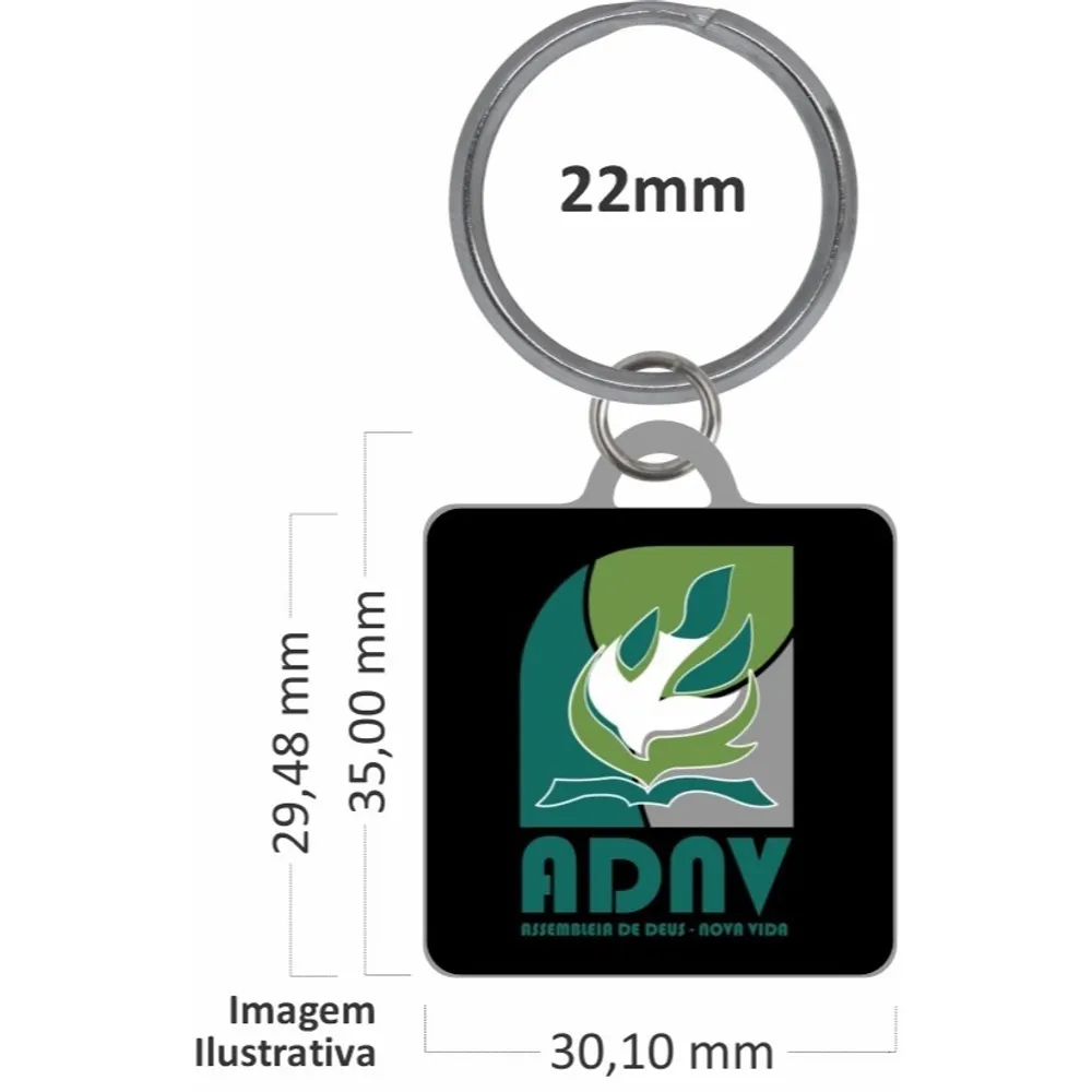 Chaveiro chapinha -0810NK