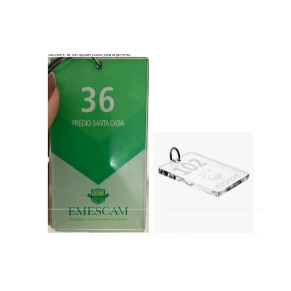 Chaveiro em acrlico -0710AV