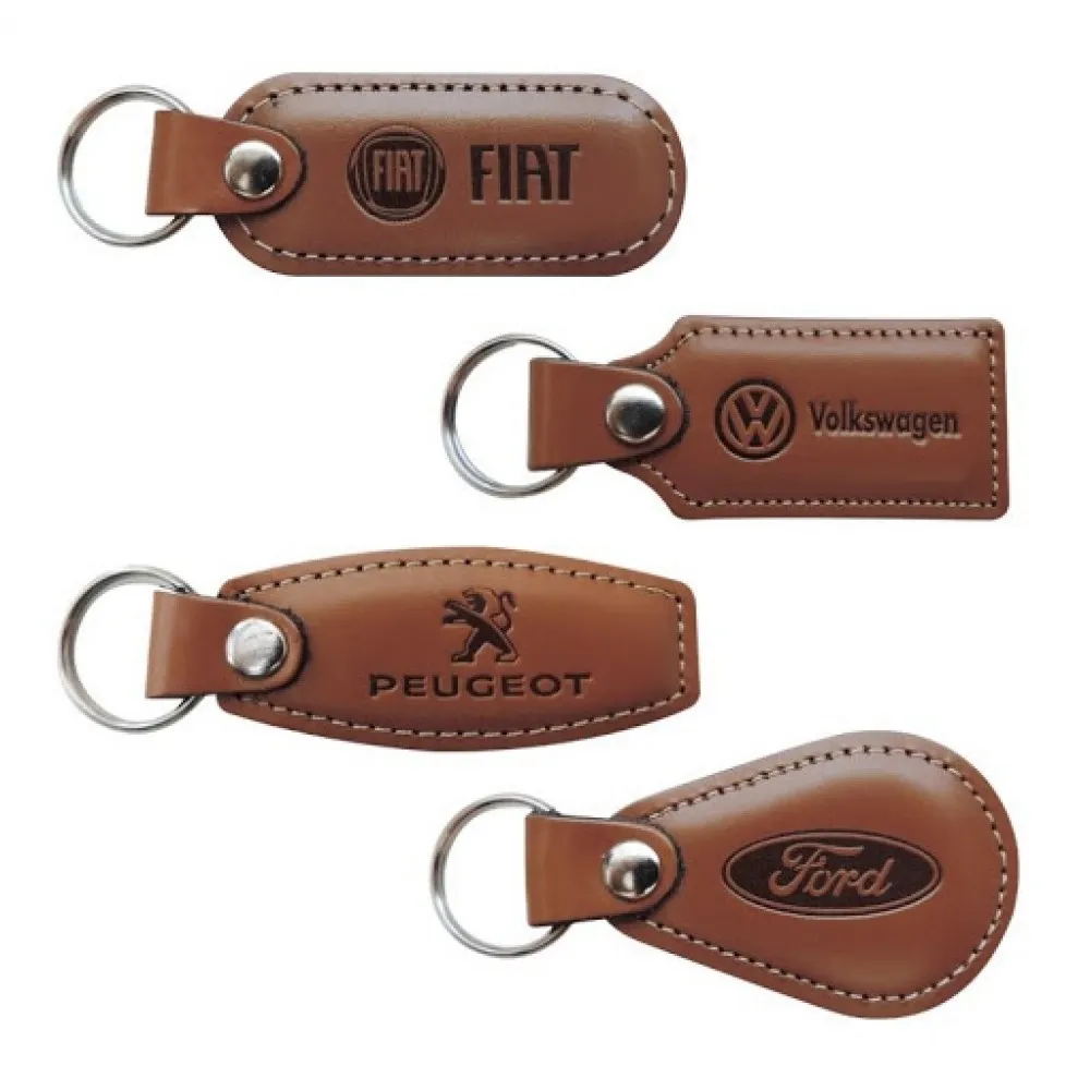 Chaveiro em couro personalizado-JE1020C