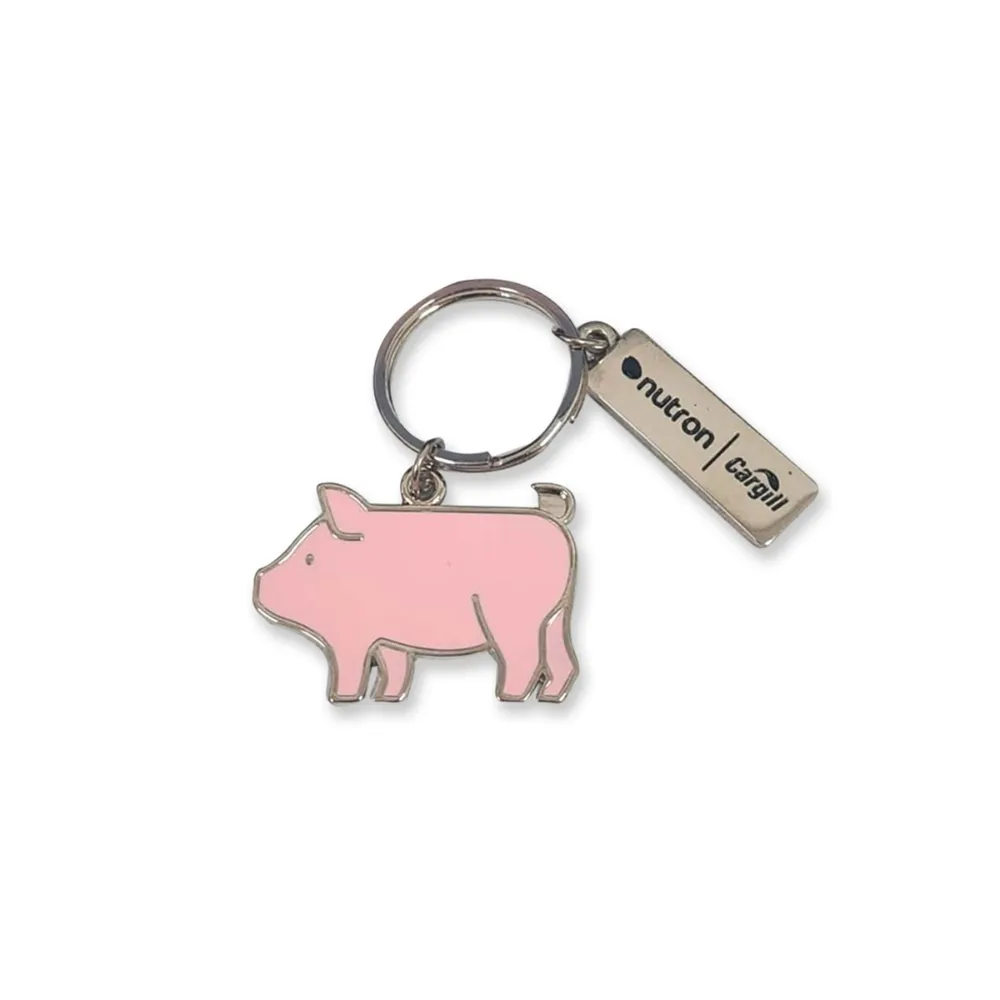 Chaveiro em metal - porco-CHV01